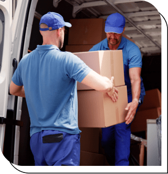 Safely moving the belongings with care and speed